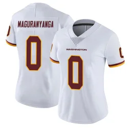 Women's T.J. Maguranyanga Washington Commanders No.0 Limited Vapor Untouchable Jersey - White