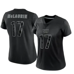 Women's Terry McLaurin Washington Commanders No.17 Limited Reflective Jersey - Black