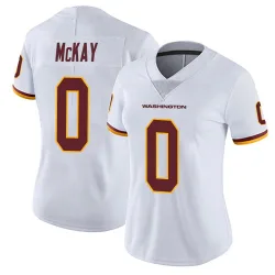 Women's Timothy McKay Washington Commanders No.0 Limited Vapor Untouchable Jersey - White
