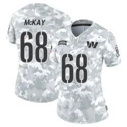 Women's Timothy McKay Washington Commanders No.68 Limited 2024 Salute to Service Jersey - Arctic Camo