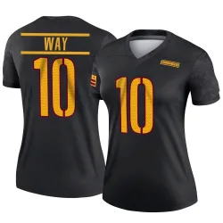 Women's Tress Way Washington Commanders No.10 Legend Alternate Jersey - Black