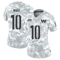 Women's Tress Way Washington Commanders No.10 Limited 2024 Salute to Service Jersey - Arctic Camo