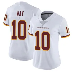 Women's Tress Way Washington Commanders No.10 Limited Vapor Untouchable Jersey - White
