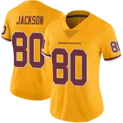 Women's Tyree Jackson Washington Commanders No.80 Limited Color Rush Jersey - Gold