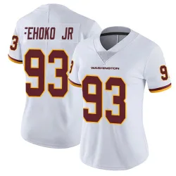 Women's Viliami Fehoko Jr. Washington Commanders No.93 Limited Vapor Untouchable Jersey - White