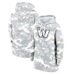 Women's Washington Commanders No. 2024 Salute To Service Club Fleece Pullover Hoodie - Arctic Camo