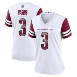 Women's Will Harris Washington Commanders No.3 Game Jersey - White