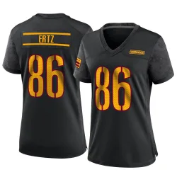 Women's Zach Ertz Washington Commanders No.86 Game Alternate Jersey - Black