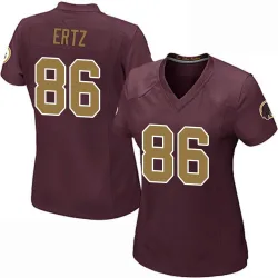 Women's Zach Ertz Washington Commanders No.86 Game Burgundy Alternate Jersey