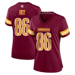 Women's Zach Ertz Washington Commanders No.86 Game Burgundy Jersey