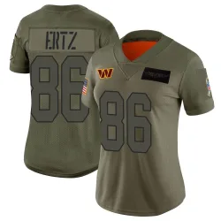 Women's Zach Ertz Washington Commanders No.86 Limited 2019 Salute to Service Jersey - Camo
