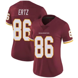 Women's Zach Ertz Washington Commanders No.86 Limited Burgundy Team Color Vapor Untouchable Jersey