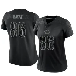 Women's Zach Ertz Washington Commanders No.86 Limited Reflective Jersey - Black