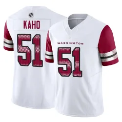 Youth Ale Kaho Washington Commanders No.51 Limited Vapor F.U.S.E. Jersey - White