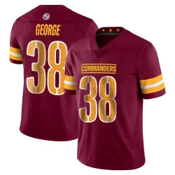 Youth Allan George Washington Commanders No.38 Limited Vapor Burgundy Jersey