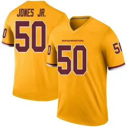 Youth Andre Jones Jr. Washington Commanders No.50 Legend Color Rush Jersey - Gold