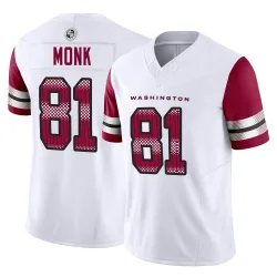 Youth Art Monk Washington Commanders No.81 Limited Vapor F.U.S.E. Jersey - White