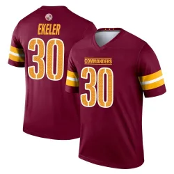 Youth Austin Ekeler Washington Commanders No.30 Legend Burgundy Jersey