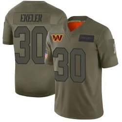 Youth Austin Ekeler Washington Commanders No.30 Limited 2019 Salute to Service Jersey - Camo