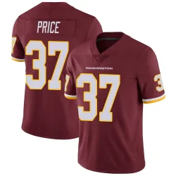 Youth Bobby Price Washington Commanders No.37 Limited Burgundy Team Color Vapor Untouchable Jersey