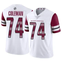 Youth Brandon Coleman Washington Commanders No.74 Limited Vapor Jersey - White