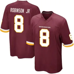 Youth Brian Robinson Jr. Washington Commanders No.8 Game Burgundy Team Color Jersey
