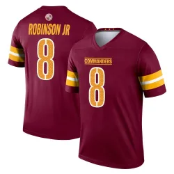 Youth Brian Robinson Jr. Washington Commanders No.8 Legend Burgundy Jersey
