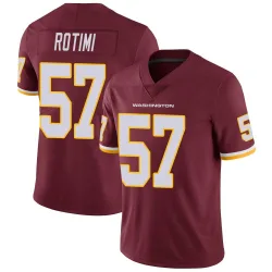 Youth Bunmi Rotimi Washington Commanders No.57 Limited Burgundy Team Color Vapor Untouchable Jersey