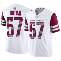 Youth Bunmi Rotimi Washington Commanders No.57 Limited Vapor Jersey - White