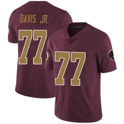Youth Carl Davis Jr. Washington Commanders No.77 Limited Burgundy Alternate Vapor Untouchable Jersey