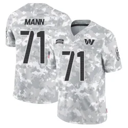 Youth Charles Mann Washington Commanders No.71 Limited 2024 Salute to Service Jersey - Arctic Camo
