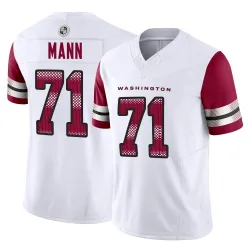 Youth Charles Mann Washington Commanders No.71 Limited Vapor F.U.S.E. Jersey - White