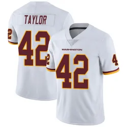 Youth Charley Taylor Washington Commanders No.42 Limited Vapor Untouchable Jersey - White