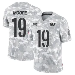 Youth Chris Moore Washington Commanders No.19 Limited 2024 Salute to Service Jersey - Arctic Camo