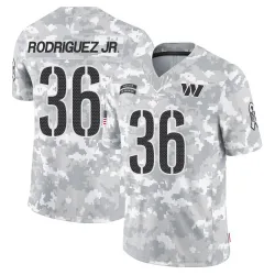 Youth Chris Rodriguez Jr. Washington Commanders No.36 Limited 2024 Salute to Service Jersey - Arctic Camo