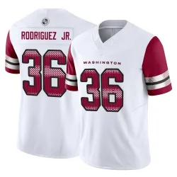Youth Chris Rodriguez Jr. Washington Commanders No.36 Limited Vapor F.U.S.E. Jersey - White