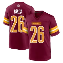 Youth Clinton Portis Washington Commanders No.26 Game Burgundy Jersey