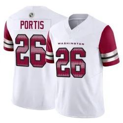 Youth Clinton Portis Washington Commanders No.26 Limited Vapor F.U.S.E. Jersey - White