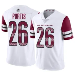 Youth Clinton Portis Washington Commanders No.26 Limited Vapor Jersey - White