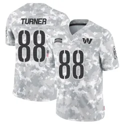Youth Cole Turner Washington Commanders No.88 Limited 2024 Salute to Service Jersey - Arctic Camo