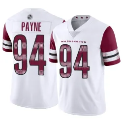 Youth Daron Payne Washington Commanders No.94 Limited Vapor Jersey - White