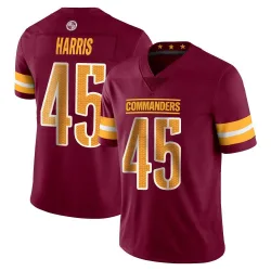 Youth De'Jon Harris Washington Commanders No.45 Limited Vapor Burgundy Jersey