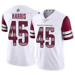 Youth De'Jon Harris Washington Commanders No.45 Limited Vapor Jersey - White