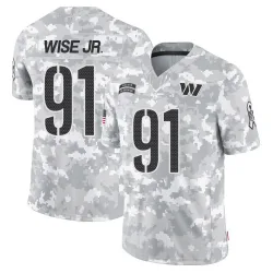 Youth Deatrich Wise Jr. Washington Commanders No.91 Limited 2024 Salute to Service Jersey - Arctic Camo