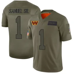 Youth Deebo Samuel Sr. Washington Commanders No.1 Limited 2019 Salute to Service Jersey - Camo