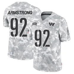 Youth Dorance Armstrong Washington Commanders No.92 Limited 2024 Salute to Service Jersey - Arctic Camo