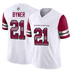 Youth Earnest Byner Washington Commanders No.21 Limited Vapor F.U.S.E. Jersey - White