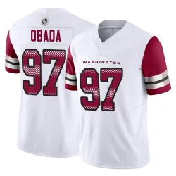 Youth Efe Obada Washington Commanders No.97 Limited Vapor F.U.S.E. Jersey - White