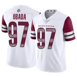 Youth Efe Obada Washington Commanders No.97 Limited Vapor Jersey - White