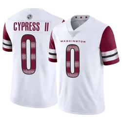 Youth Fentrell Cypress II Washington Commanders No.0 Limited Vapor Jersey - White
